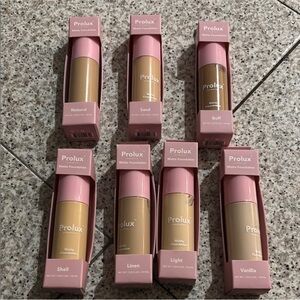 Matte Foundation Set - Natural, Sand, Buff, Shell, Linen, Light, Vanilla